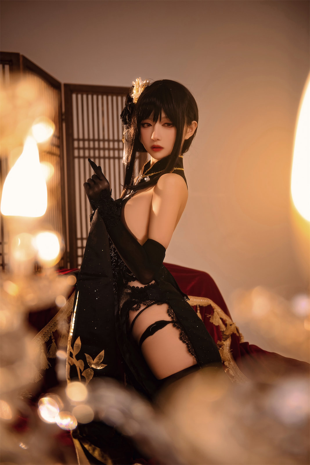 shika小鹿鹿镇海奇奢花苑28p